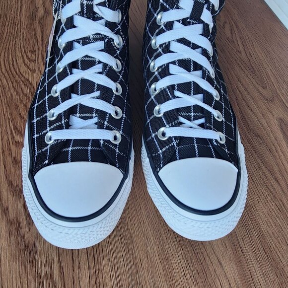 ⭐Converse Chuck Taylor All Star XXHi Plaid 6.5 Mens Boots Sneaker Black A13019C⭐ - Picture 11 of 11